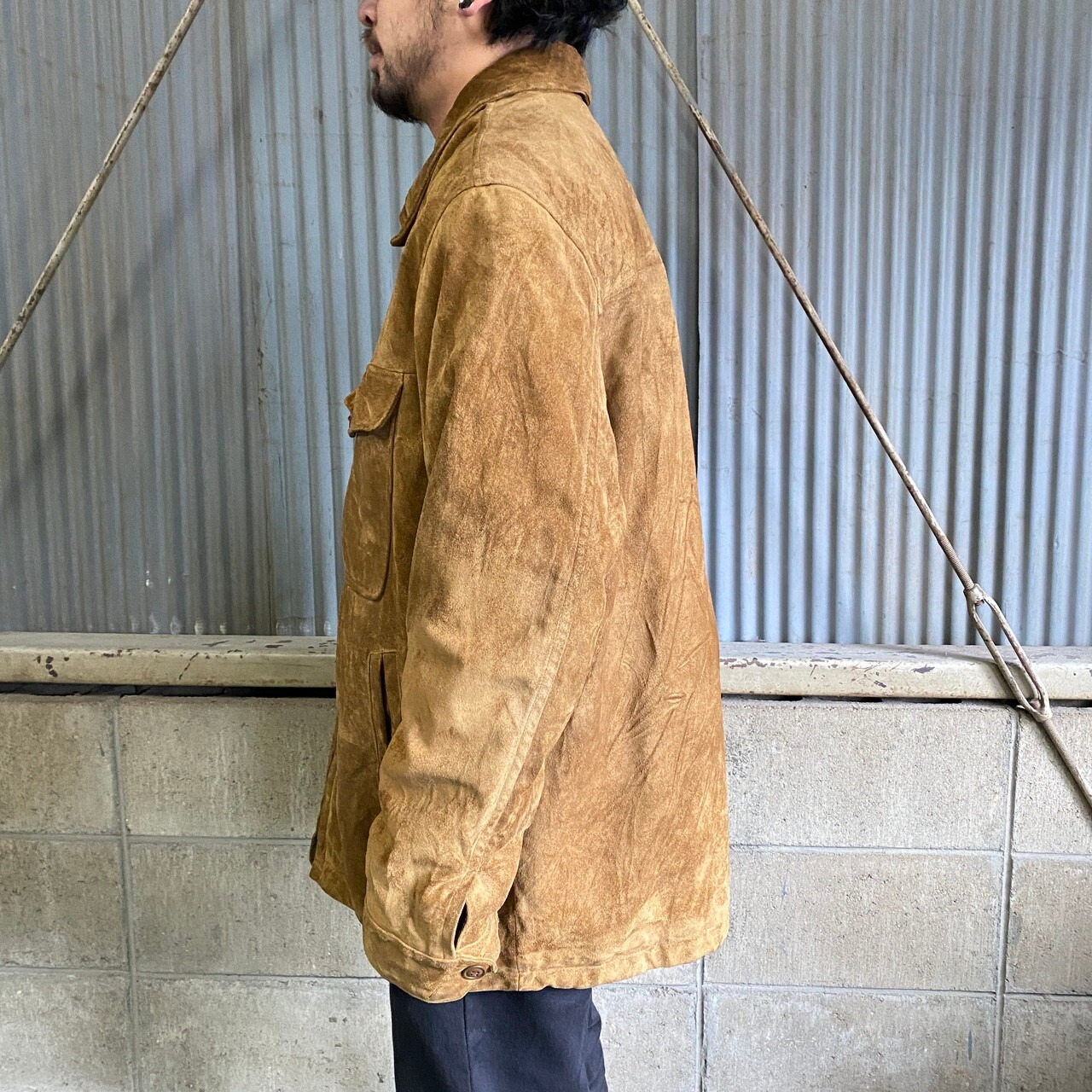 OLD GAP オールドギャップ ボアライナー スエード レザージャケット 