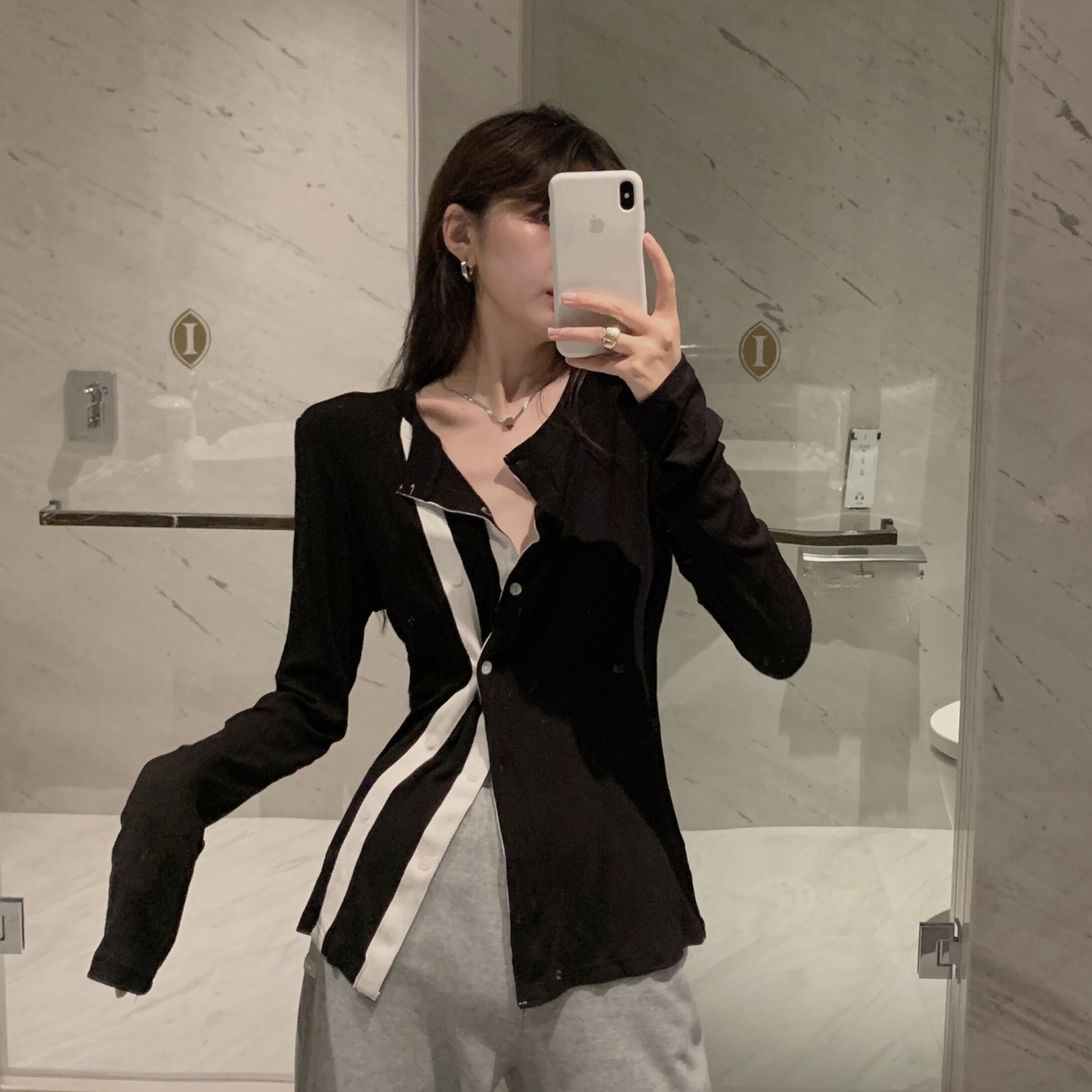 シャツ ロング ガールズファッション64563156228