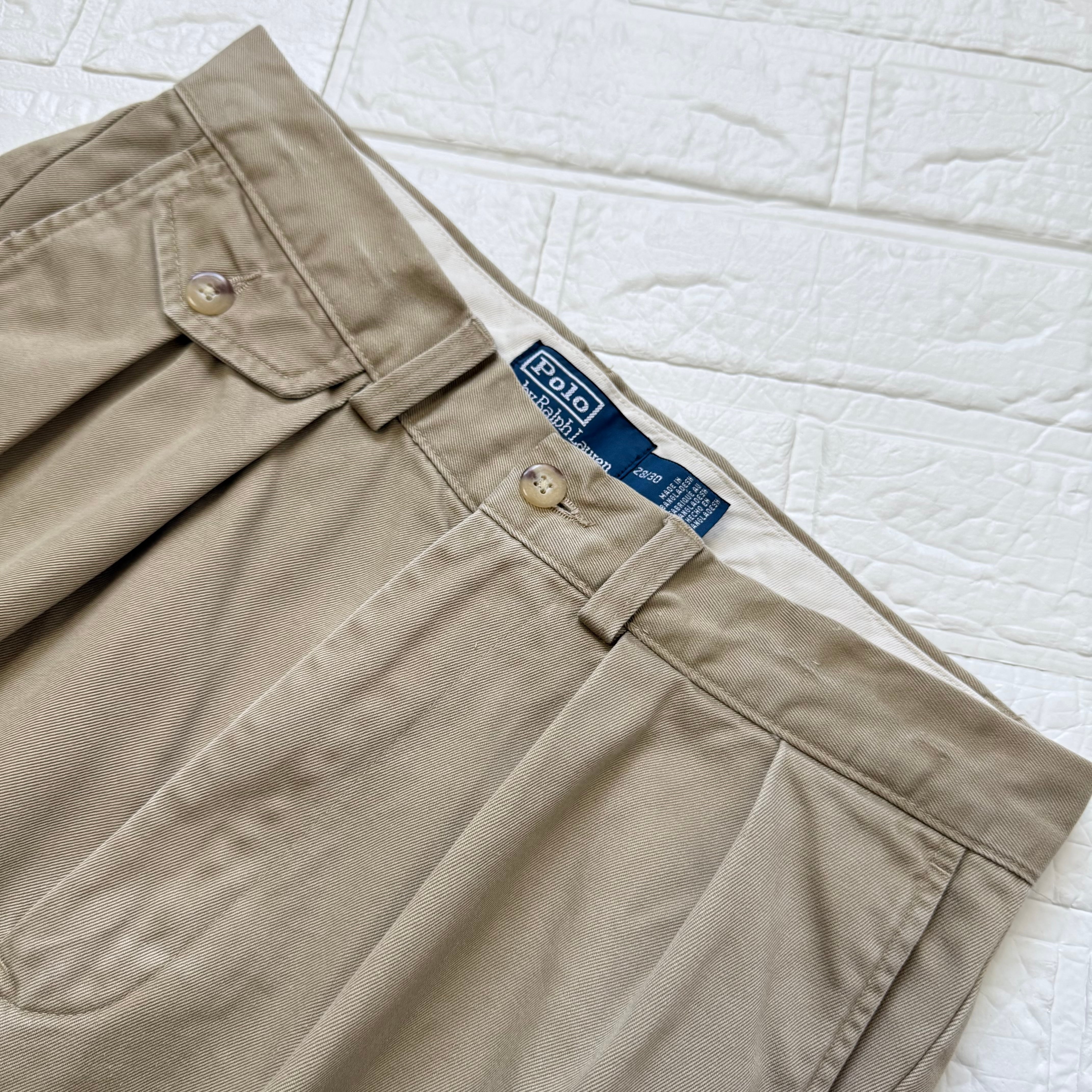 Polo Ralph Lauren THE WHITMAN CHINO 2プリーツ ヘリテージチノパンツ