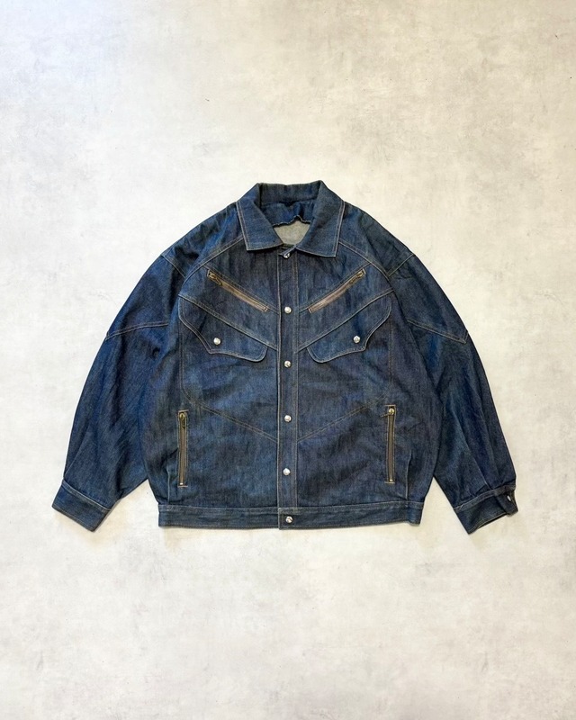 【VINTAGE】1980’s “ELPO LEGNICA” Design Denim Jacket