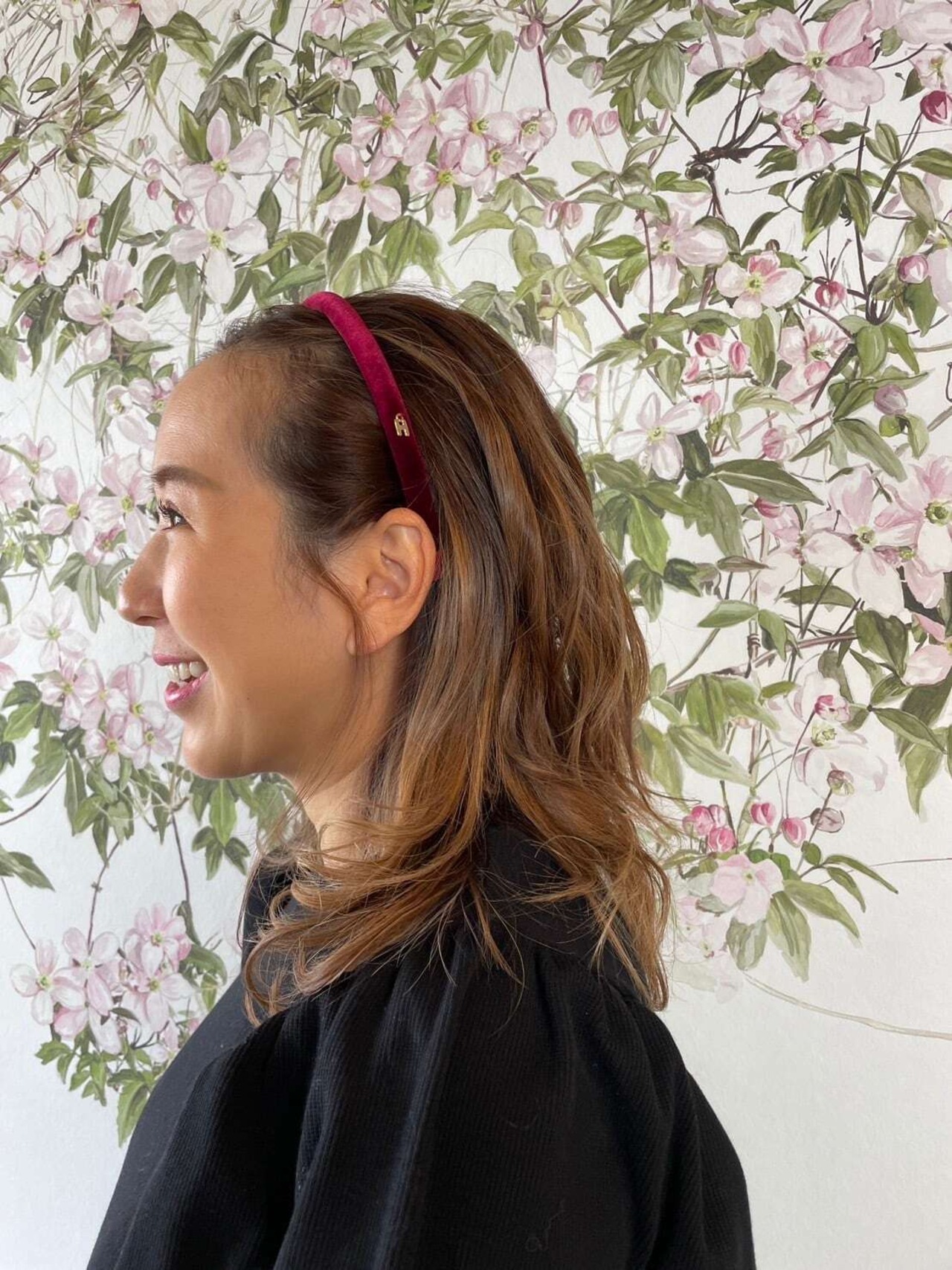 クラシックベロアカチューシャスキニー