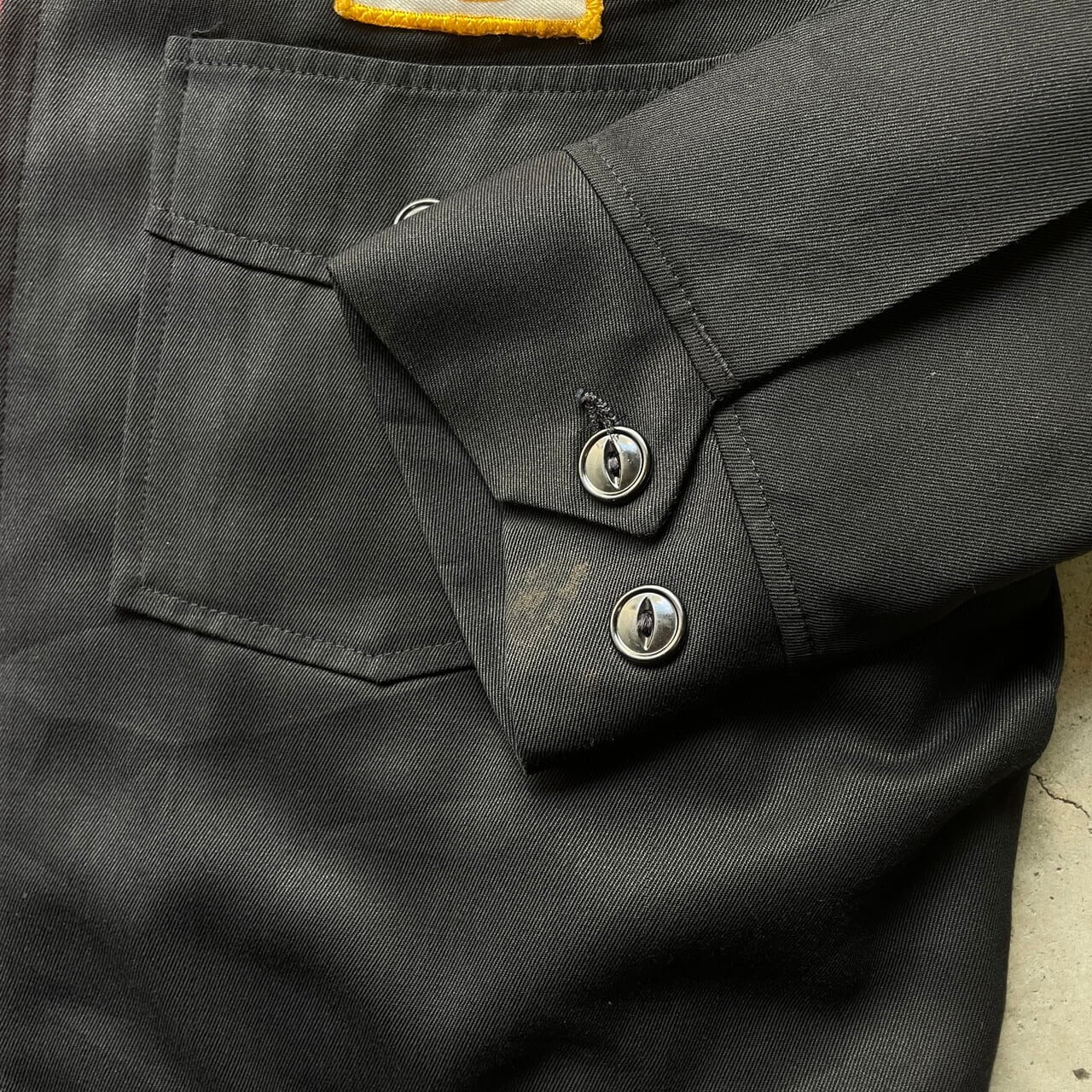 60年代 USA製 Unitog ワークジャケット 企業ロゴ ワッペン 刺繍 メンズ 