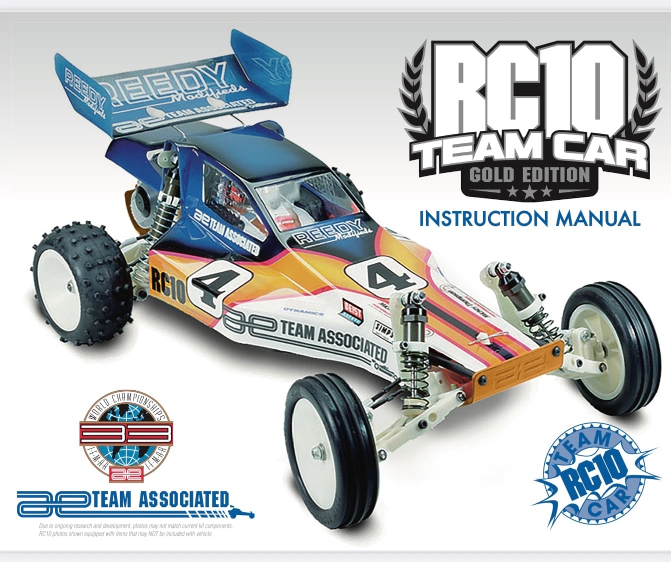 ASSOCIATED AS6120 デカールシート【RC10 Team Car】 | GB ラジコン