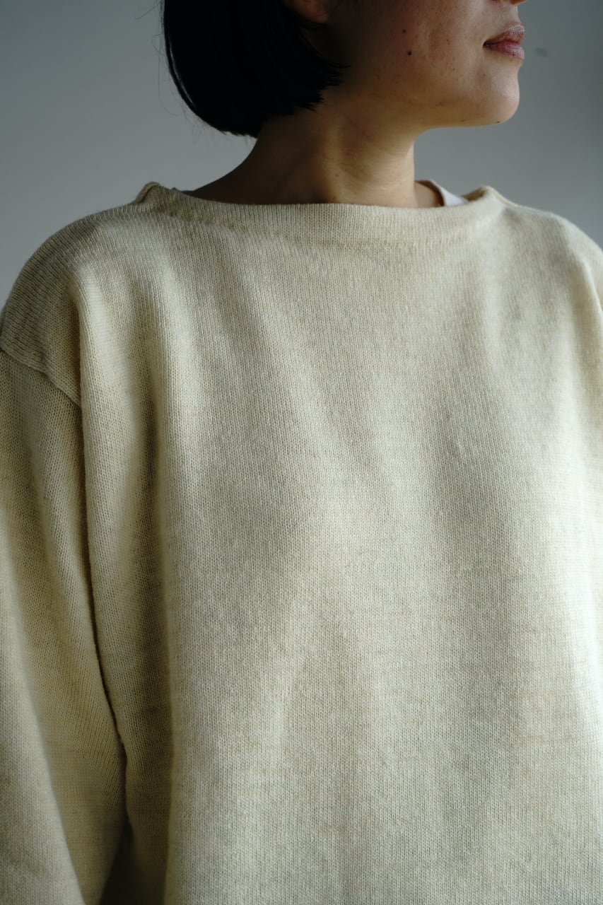 SOLNORD / Basque Sweater(Natural) | MING folk equipment