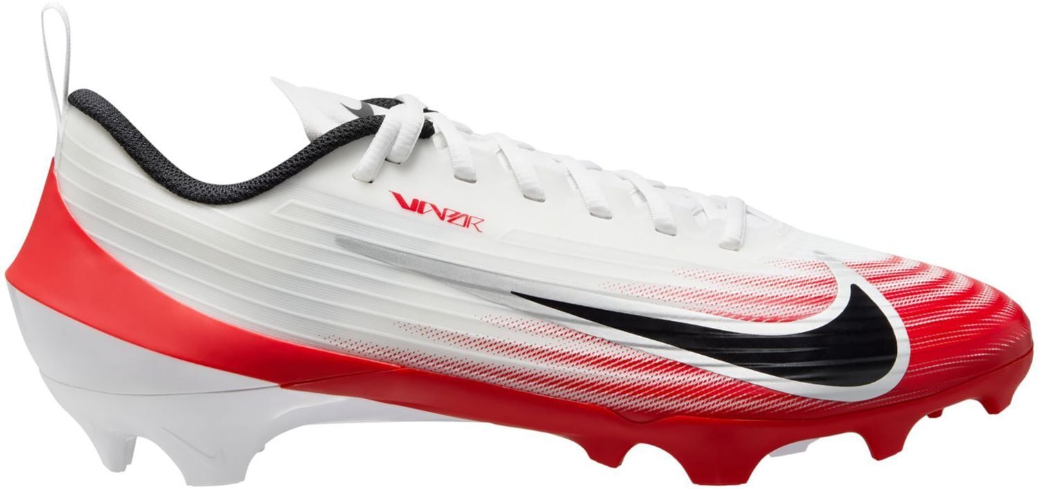 [27cm] Nike Vapor スパイク 赤/白　アメフト 27cm] Nike Vapor スパイク 赤/白 アメフト - メルカリ
