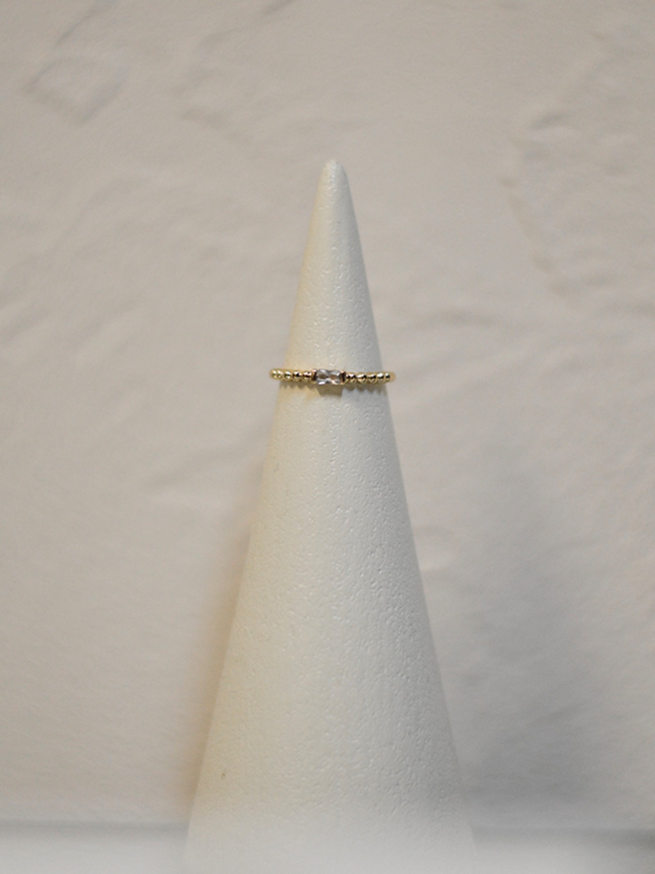 Center Stone Ring / GOLD - 1