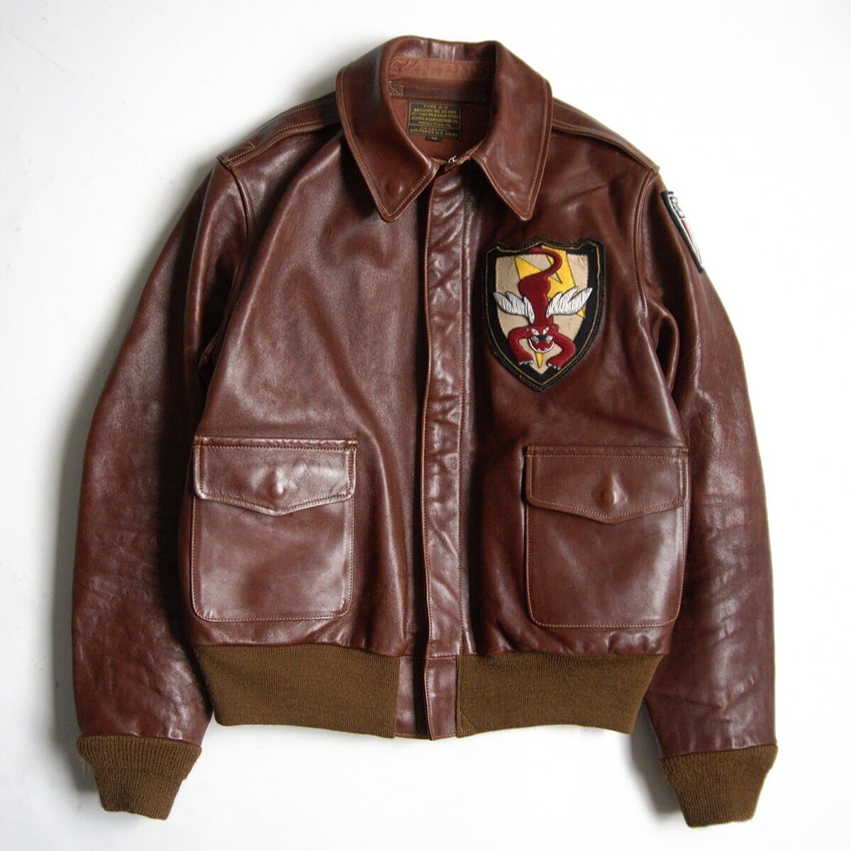 雰囲気抜群/ビッグサイズ】SCHOTT【184SM/type G-1 レザー フライト