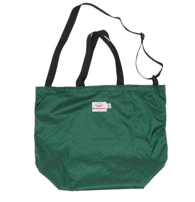 BATTENWEAR / Packable Tote / Forest Green x Black