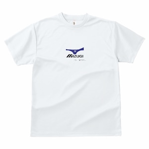 MIZUGI　Tシャツ（ドライ素材：白）