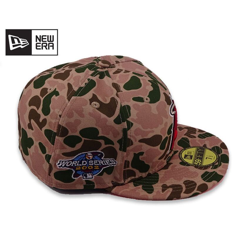 NEWERA 59FIFTY WORLD SERIES DuckCamo 60237944 LOSANGELS ANGELS 7-1