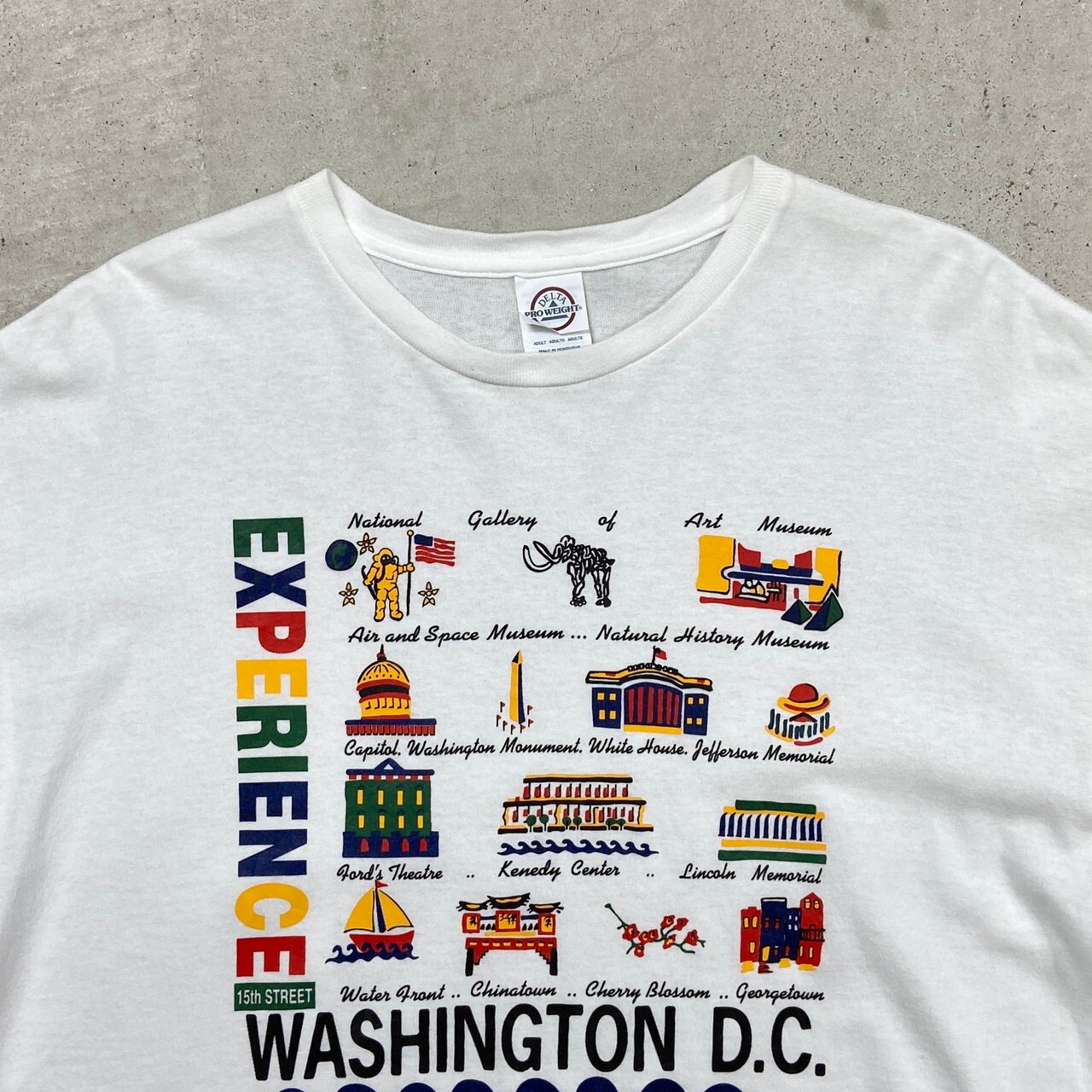 00年代 WASHINGTON D.C. EXPERIENCE プリントTシャツ メンズXL 古着 