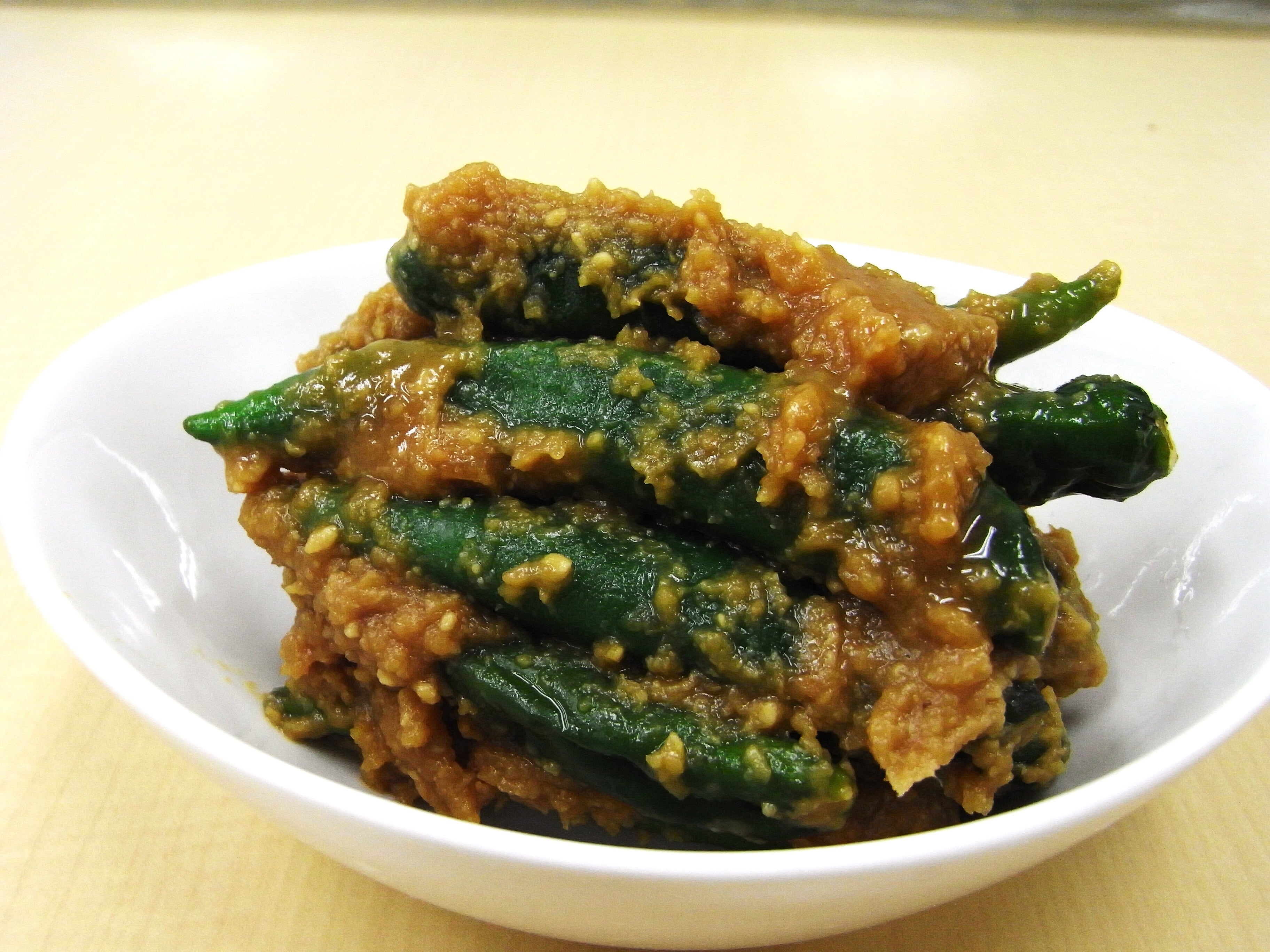 青唐辛子白みそ漬け230g | カネダ食品