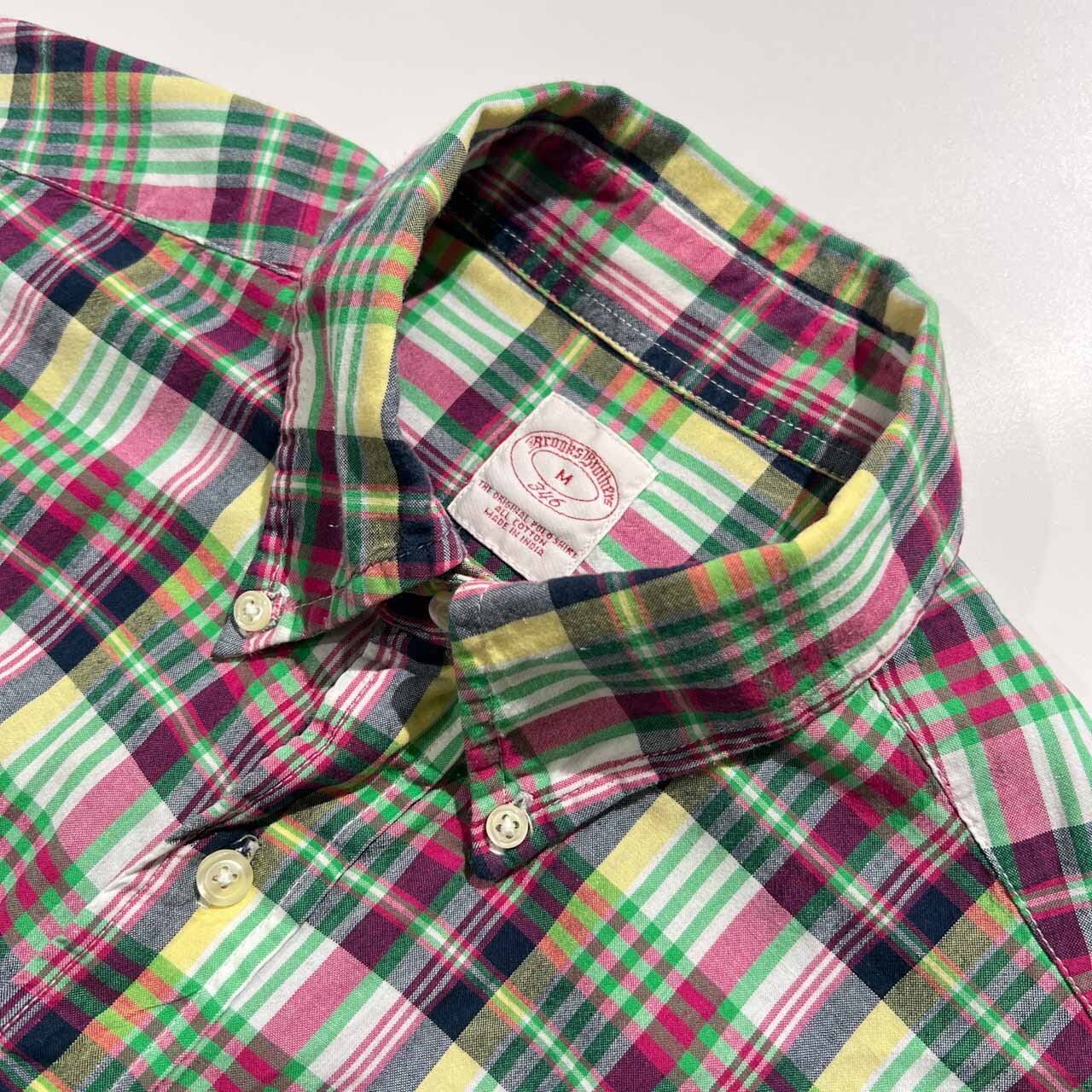 ✨極美品/XL✨ブルックスブラザーズ 半袖シャツ パッチワーク