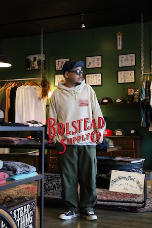 SNAKE PULLOVER HOODIE(V.IVORY)