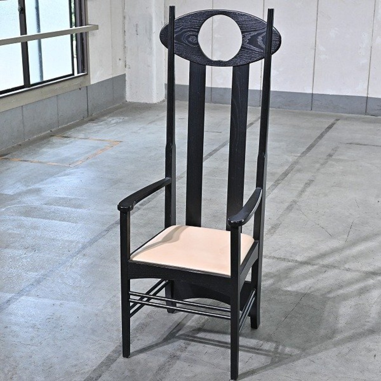 名作 マッキントッシュ「ArgyleChair/アーガイルチェア」B 椅子 ハイバック ダイニング Charles Rennie Mackintosh リプロダクト