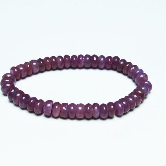 ルビー ブレスレット 8mm 一点物 おまかせ便 111-28750