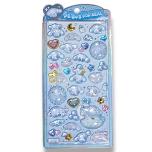 シナモロールベビー クラックス CRUX うるちゅる ポップシール サンリオキャラクターズ ぷっくり 立体 スマホデコ 推し活 ハンギョドンポムポムプリン