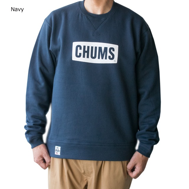 Chums チャムスロゴ クルートップ スウェットトレーナー Ch00 1299 スウェット スエット トップス メンズ 男性 ユニセックス チャムス Chums アウトドア Third Place