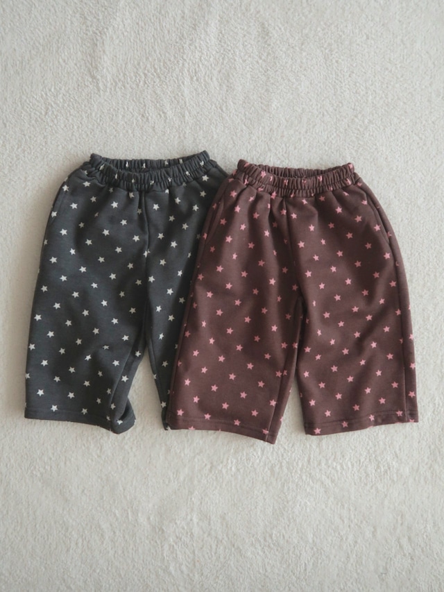 【取寄】bailey|choco star pants|チョコスターパンツ|XS-XL|kids|26 autumn