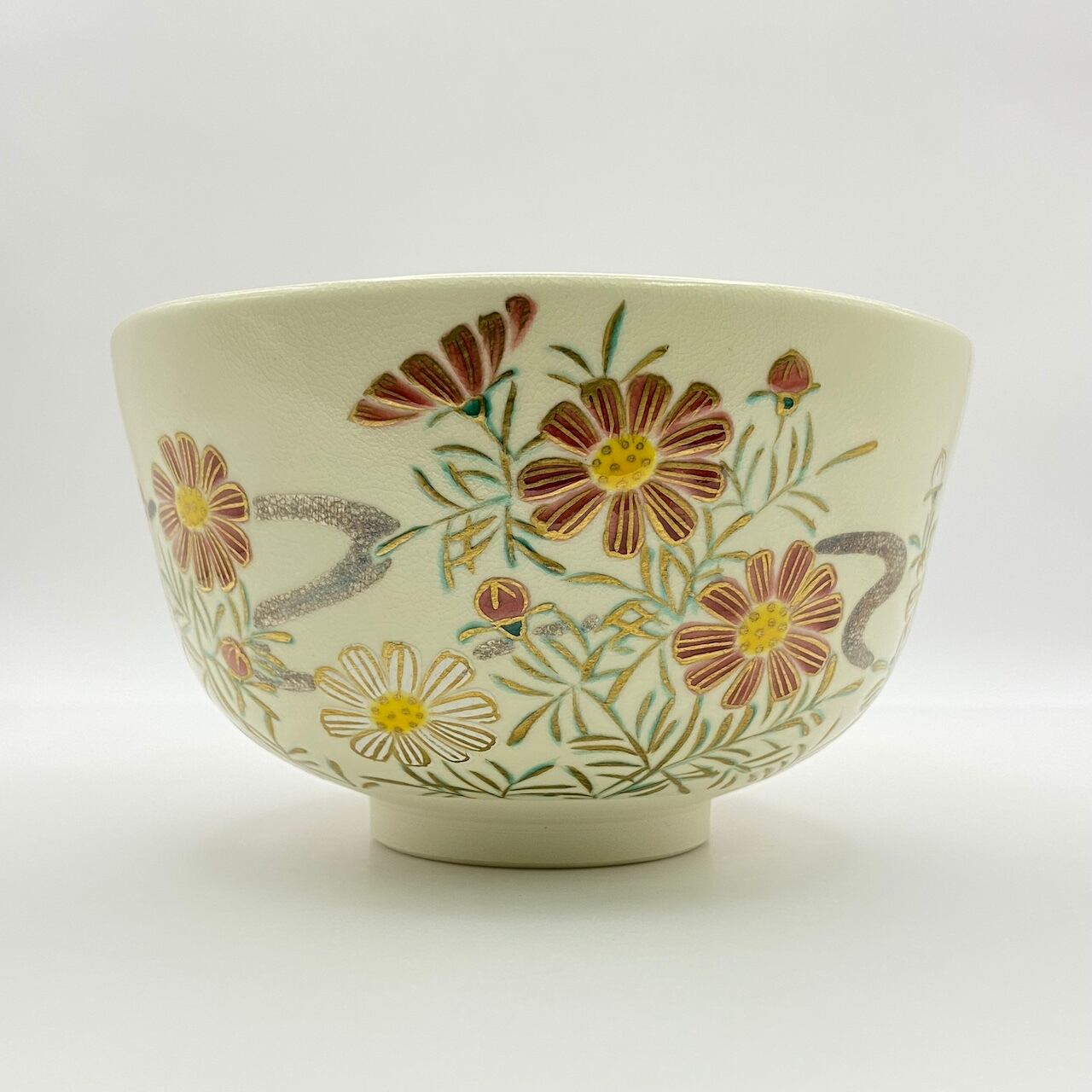 新品】茶碗 色絵 秋桜 福本未来 共箱入 | 錦玉堂オンラインショップ