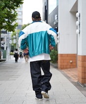 【#Re:room】SATIN SWITCHING TRACK JACKET［REJ105］