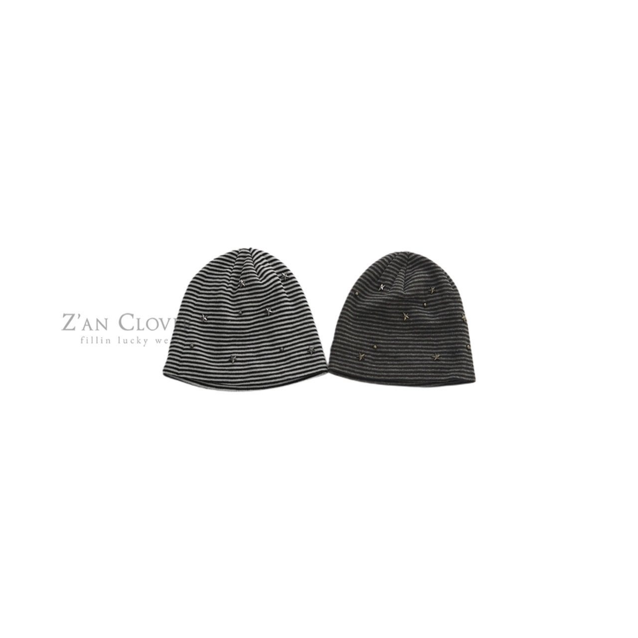 [Z’AN CLOVER] Starstud style beanie / [지안클로버] 스타스터드st비니