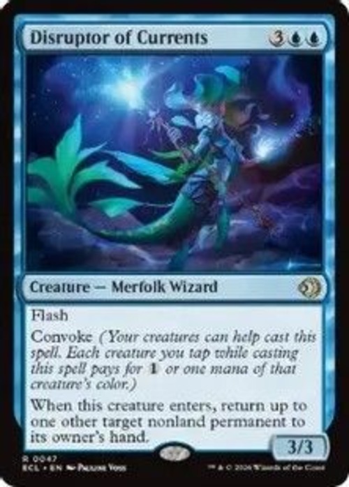 MTG《水流乱し/Disruptor of Currents(ECL)》英語