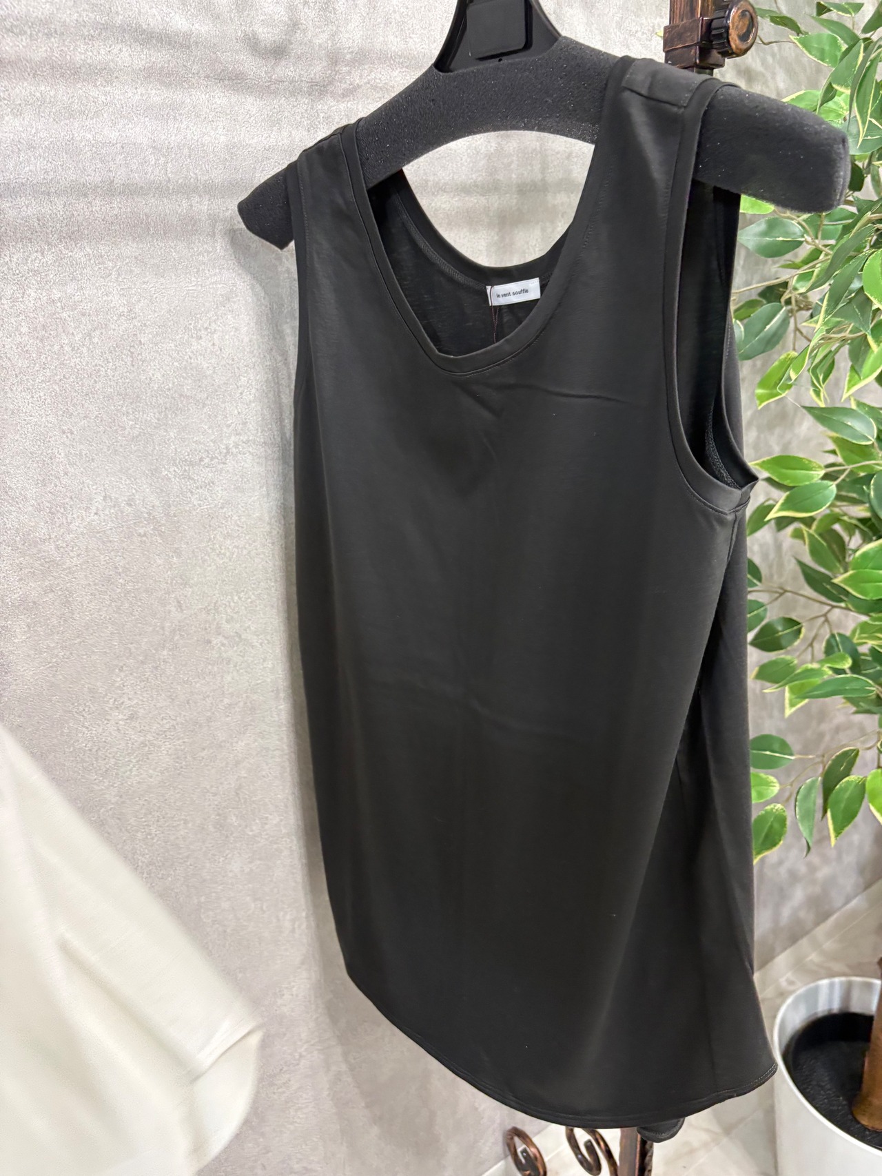 levent souffle ラウンドヘム　タンクトップ　26sc114