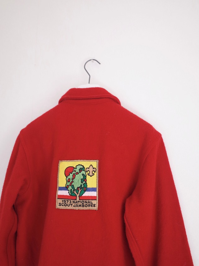 70s BOY SCOUT OF AMERICA wool shirt jacket