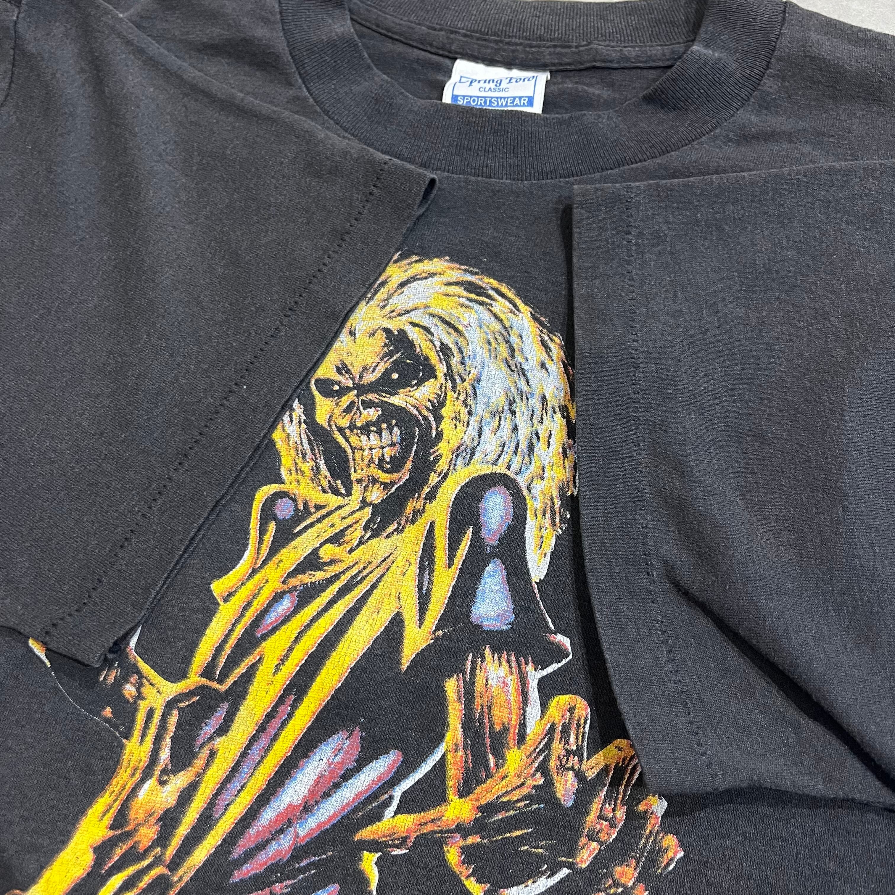 Iron Maiden - エースハーイ 全プリント Tシャツ