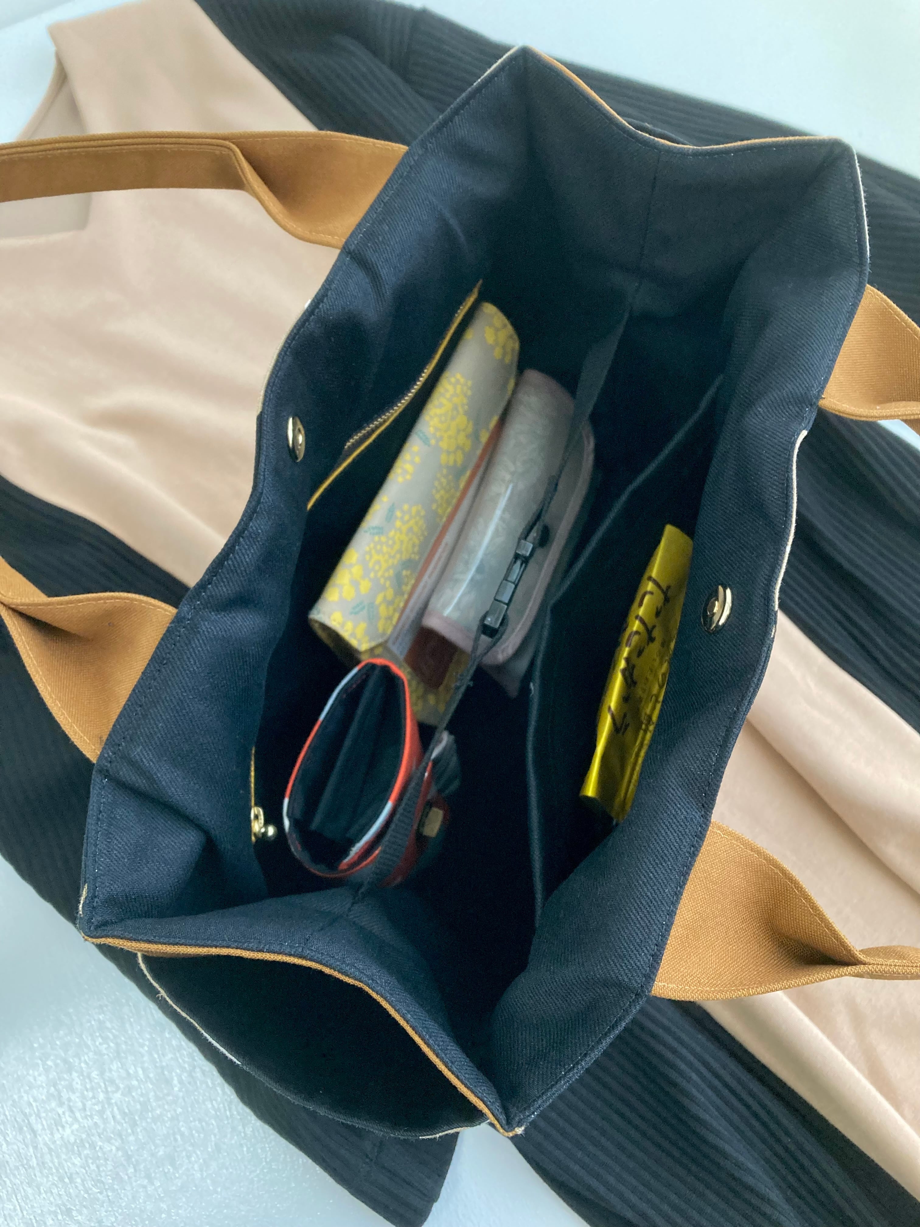 両サイドポケットトートバッグ（北欧風お花） | kimmy キミー