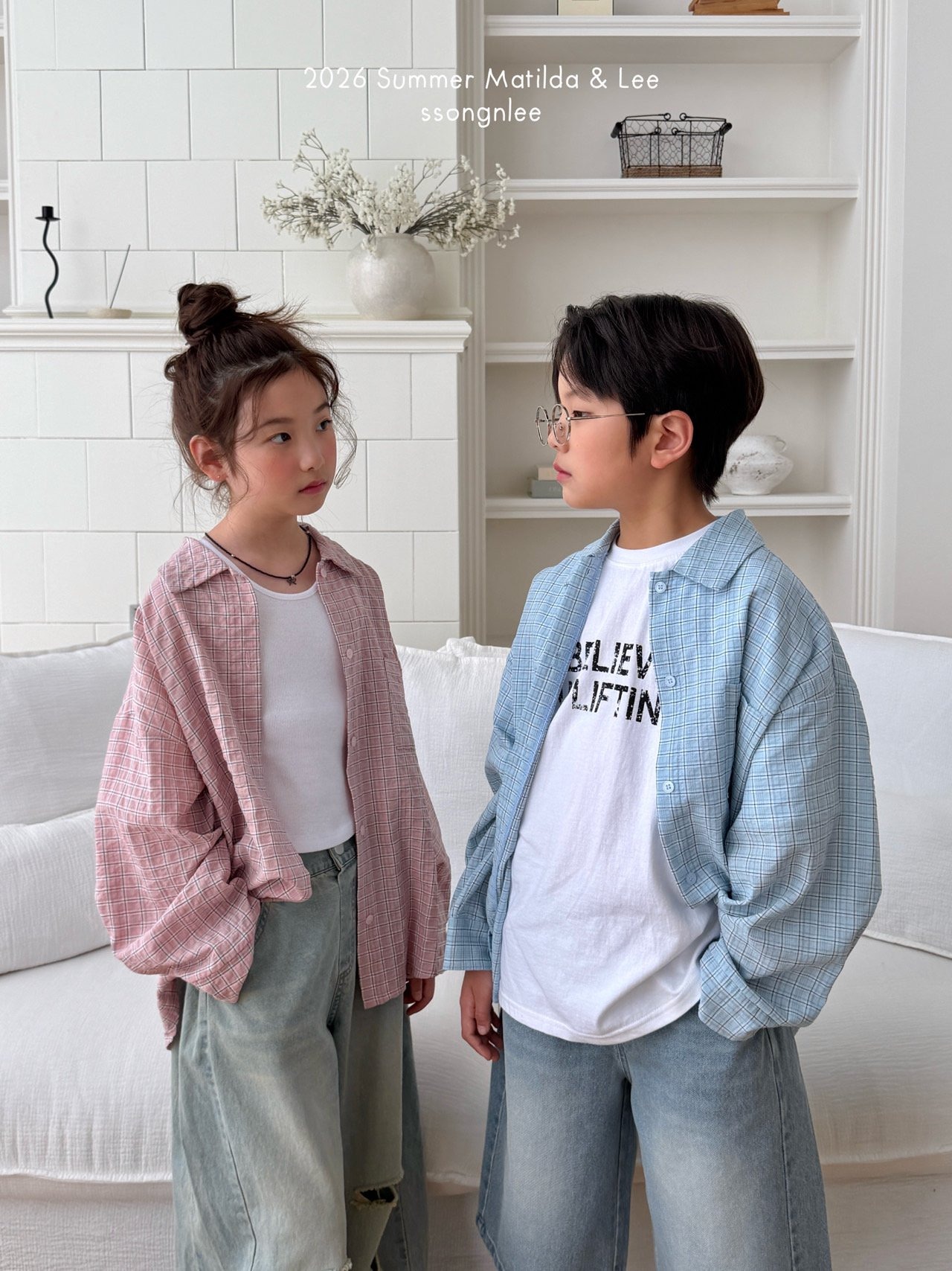 [Matilda&Lee] Believe Short sleeve T-shirt (15/17/19) / [마틸다앤리] 빌리브반팔티 (15/17/19)