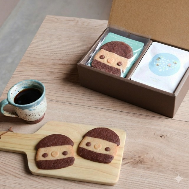 どんぐりくっきー2D＆コーヒーセット【ホワイトデー限定】