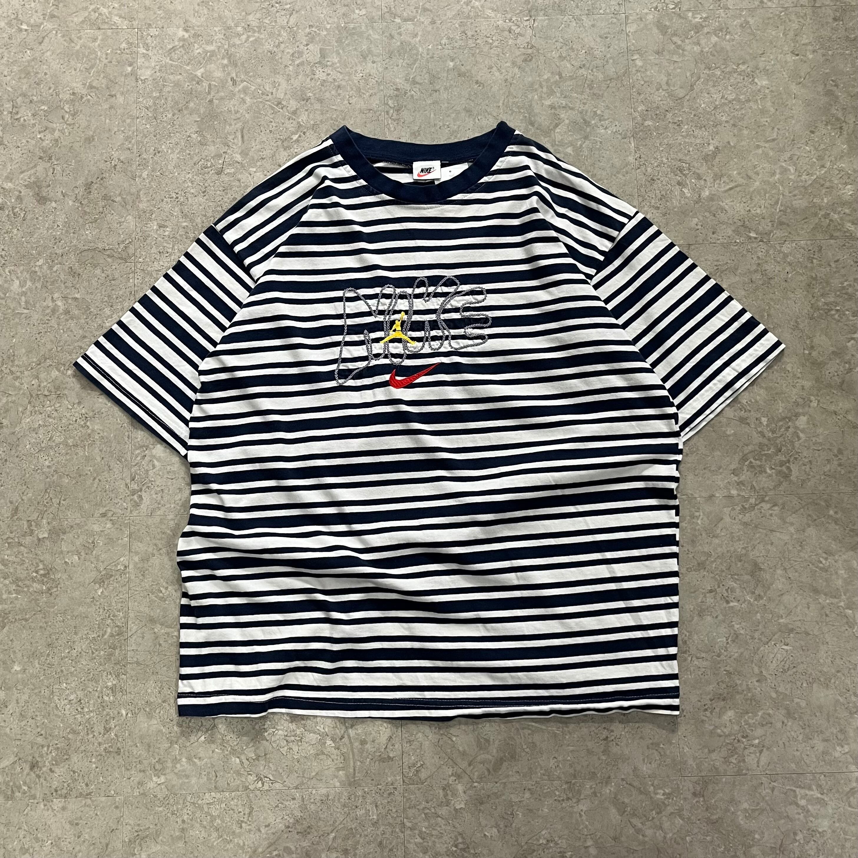 90s bootleg NIKE embroidery border T-shirt【仙台店】