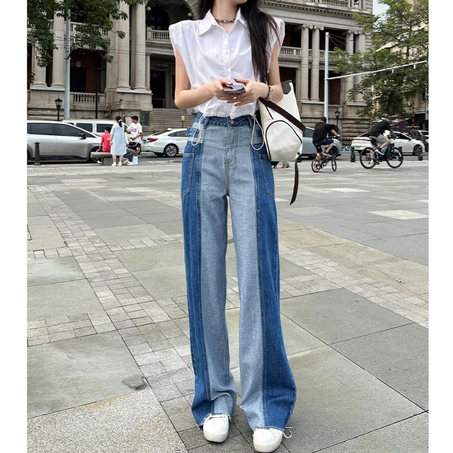 Double Color Denim Jeans KRE2018