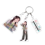 アクリルチャーム付きキーホルダー【長谷川育美公式ラジオ(決)】