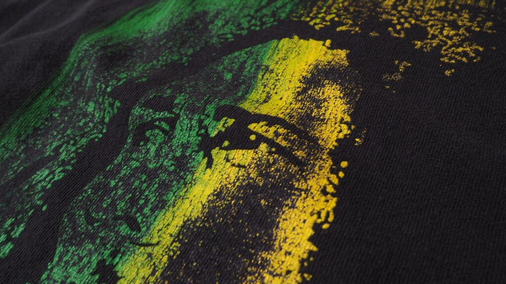 Bob Marley aging × decadent Face printed ss Tee