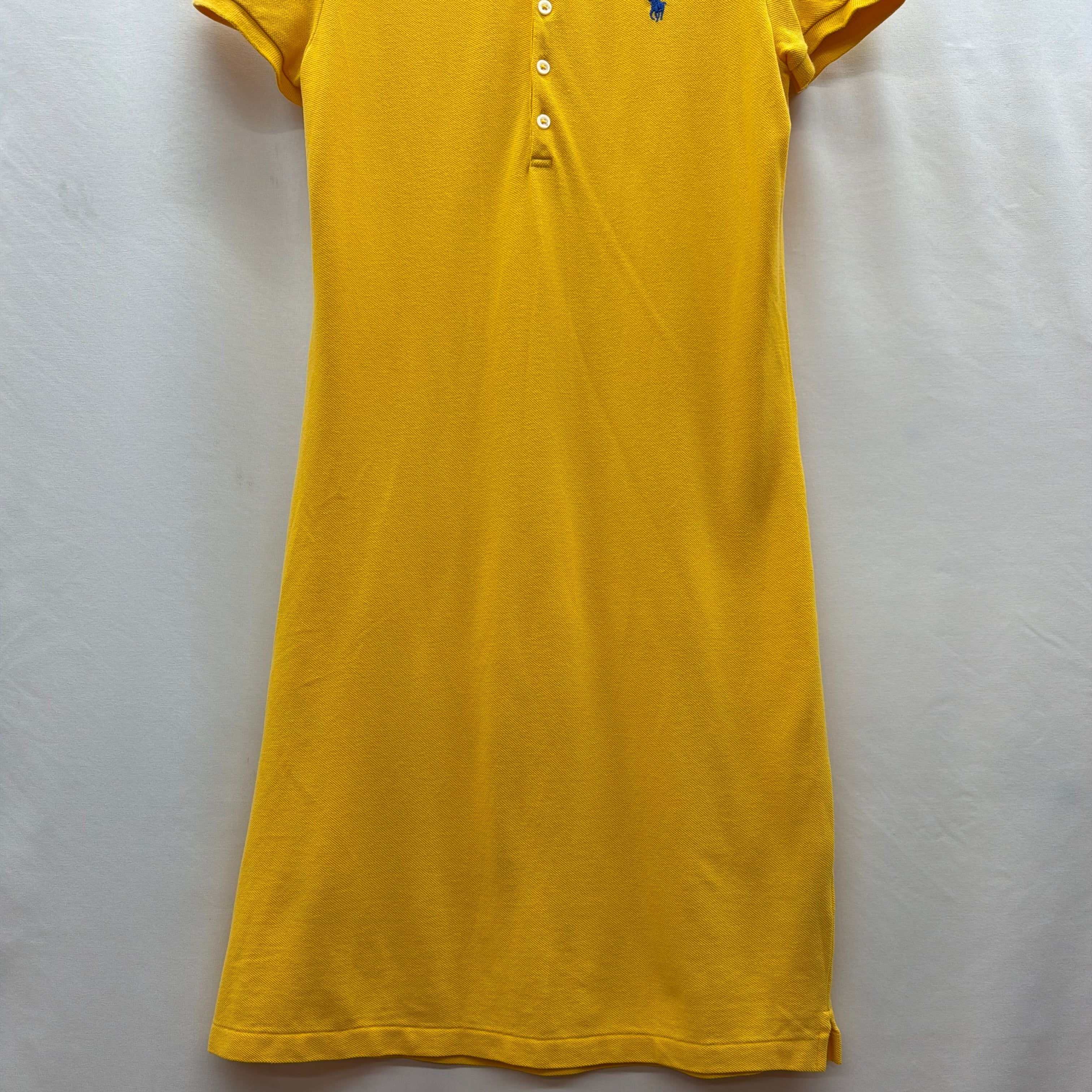 【定番】ラルフローレン♡ポロシャツワンピース　カーキ　ワンポイント Ralph lauren sport】 ラルフローレン ポロシャツ ワンピース | no