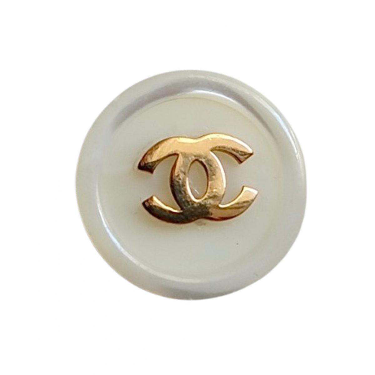 VINTAGE CHANEL BUTTON】ココマーク 白蝶貝 ボタン 20mm C-25050