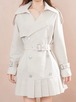 プリーツショートトレンチコート ・79340