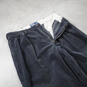 90s Polo by Ralph Lauren POLO CORDS ANDREW "black" W36L30 古着