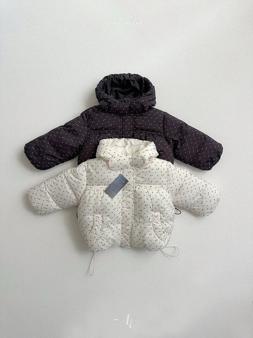 atomeme［取寄］ecru padding jumper 26winter