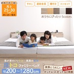 床トコ ファミリーベッド ベッドフレームのみ WK200(S+S)