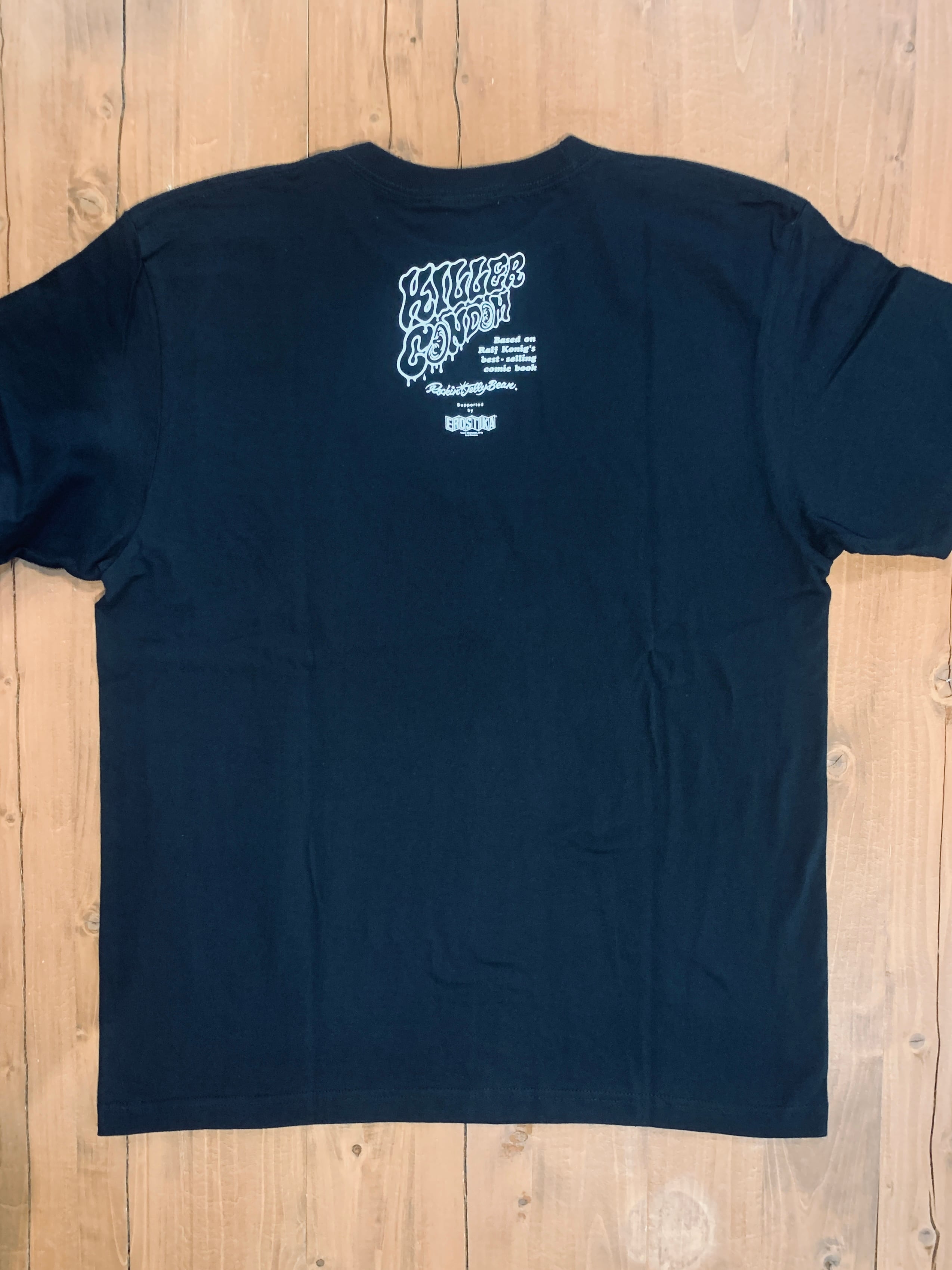 EROSTIKA】エロスティカ “Killer Condom” T-SHIRT (BLACK) Tシャツ