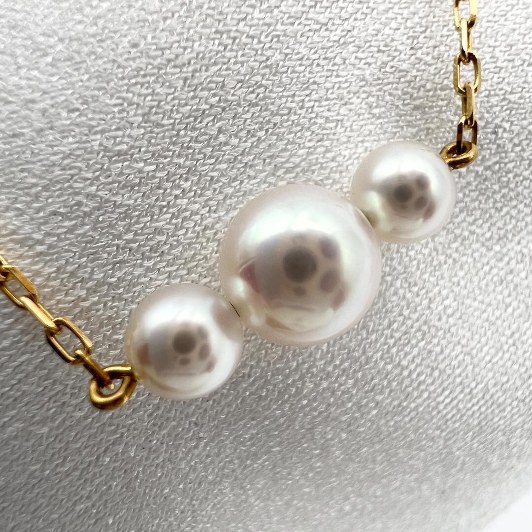 3連】ミキモト MIKIMOTO レディース ネックレス ペンダント パール