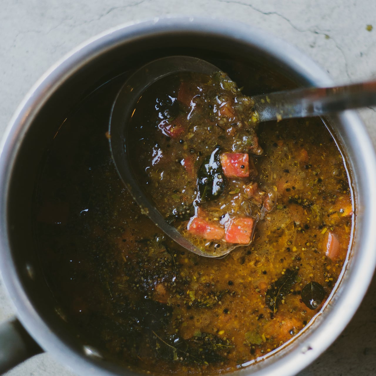 Beer　Rasam　SOUP　Diner　TAKIEY　テイクアウト】スパイススープ：有機黒胡椒とトマトのスープ　Craft