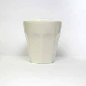 八角フリーカップ（大）　ホワイトカラー