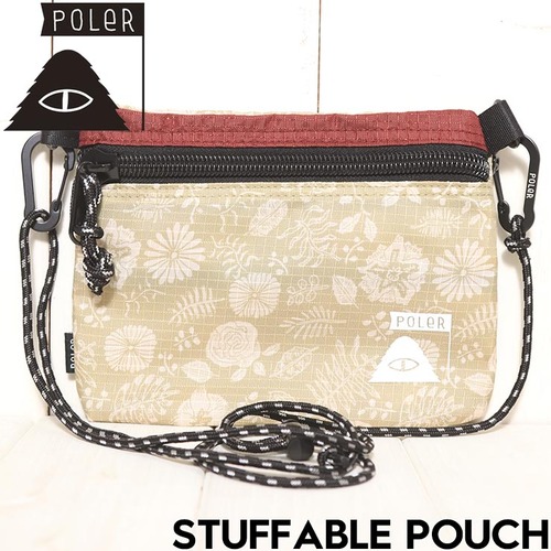 サコッシュ ショルダーポーチ バッグ POLeR ポーラー STUFFABLE POUCH 243MCV0143 SAG 日本代理店正規品