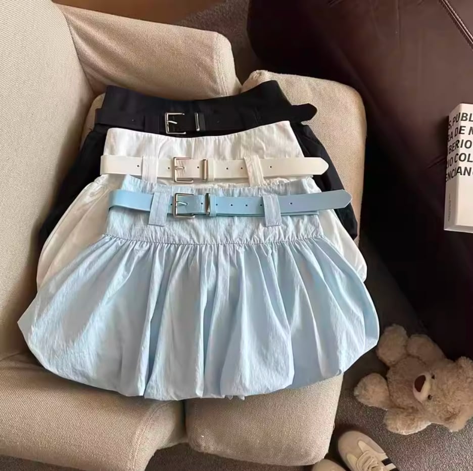 140cm〜 バレエスタイルフラワーバッドスカート