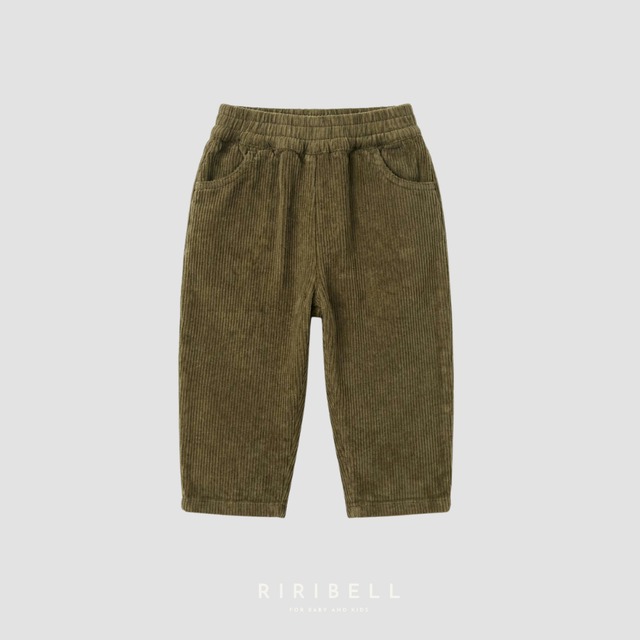 【STUDIO BOHEME】CARROT PANTS - DARK OLIVE  / 18M,24M